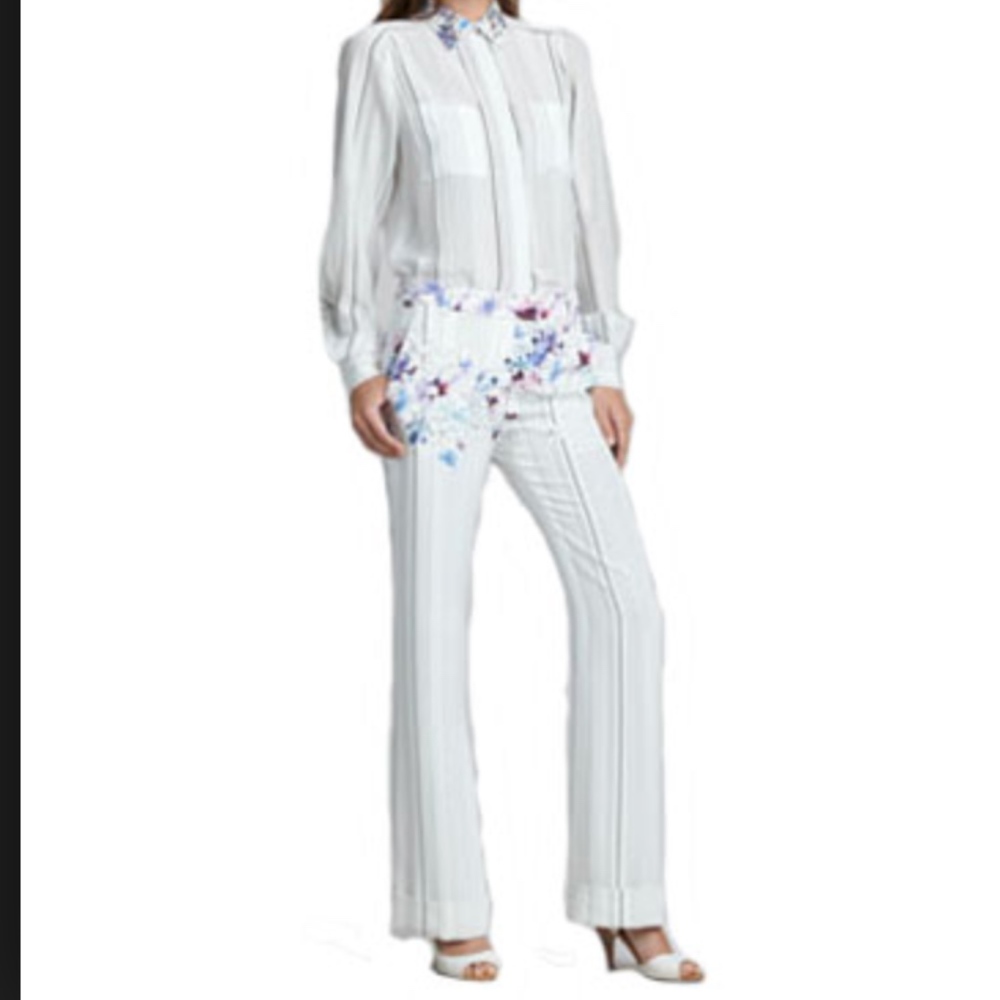 Phillip Lim wide cuffed silk pant 8